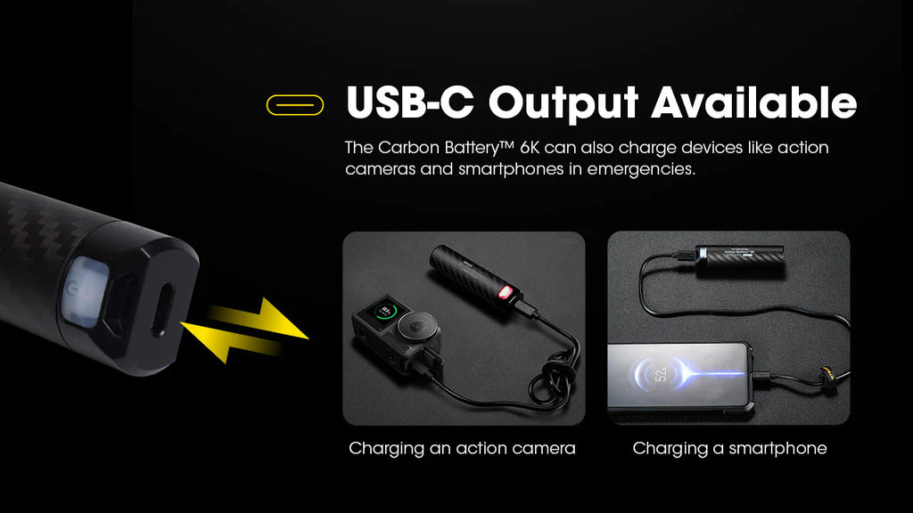 Nitecore Carbon 6k Battery Pack