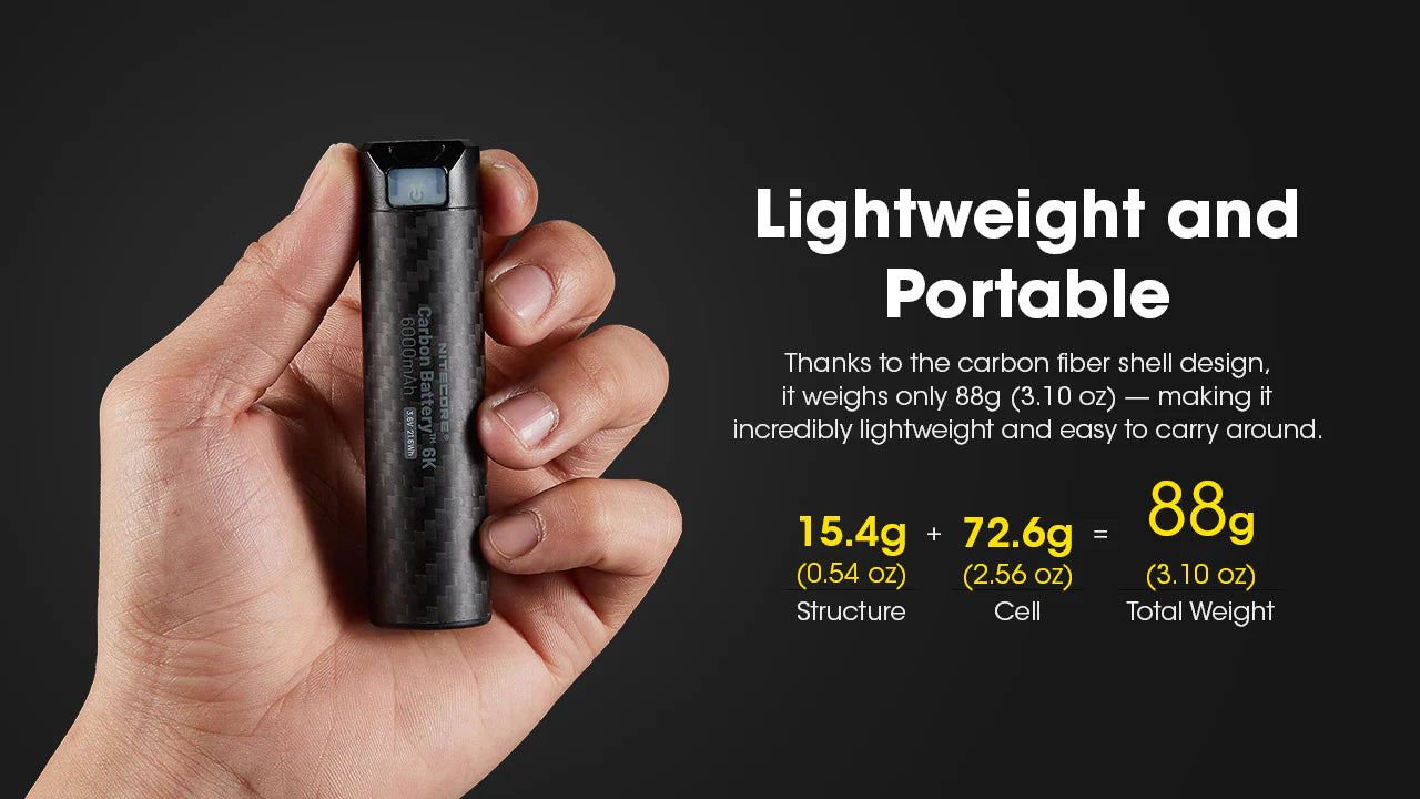 Nitecore Carbon 6k Battery Pack